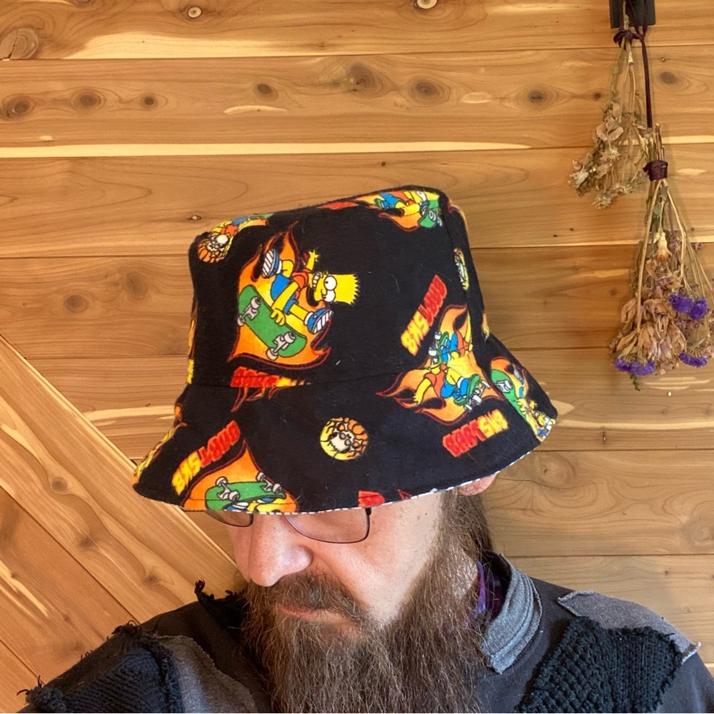 Harley-Davidson / Bart Simpson Reversible Bucket … - image 5